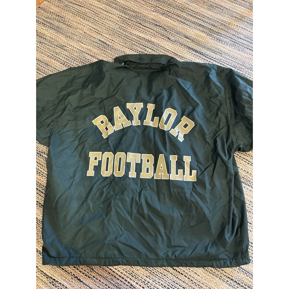 Baylor Bears University Football Boathouse Stadium Outerwear  XL Hidden Hood‎
